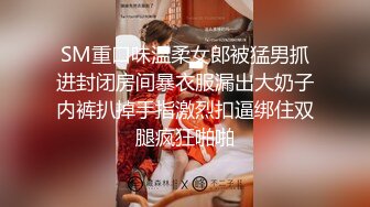 SM重口味温柔女郎被猛男抓进封闭房间暴衣服漏出大奶子内裤扒掉手指激烈扣逼绑住双腿疯狂啪啪