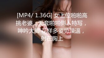 [MP4/ 1.36G] 女上位啪啪高挑老婆，无套啪啪侧入特写，呻吟大脚 花样多姿势操逼，射在胸上