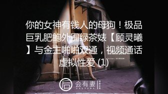 你的女神有钱人的母狗！极品巨乳肥鲍外围绿茶婊【顾灵曦】与金主啪啪双通，视频通话虚拟性爱 (1)