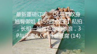 最新重磅订阅，OF狂野纹身翘臀御姐【巧克力饺子】私拍，长相一般胜在够骚够浪，3P与闺蜜4人百合磨豆腐 (14)