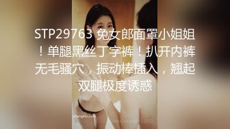 STP29763 兔女郎面罩小姐姐！单腿黑丝丁字裤！扒开内裤无毛骚穴，振动棒插入，翘起双腿极度诱惑