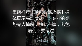 重磅推荐【瑜伽教练永嘉】裸体展示高难度动作，专业的姿势令人惊叹，独此一家，老色痞们不要错过