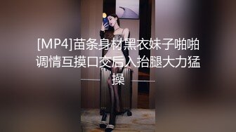 [MP4]苗条身材黑衣妹子啪啪调情互摸口交后入抬腿大力猛操